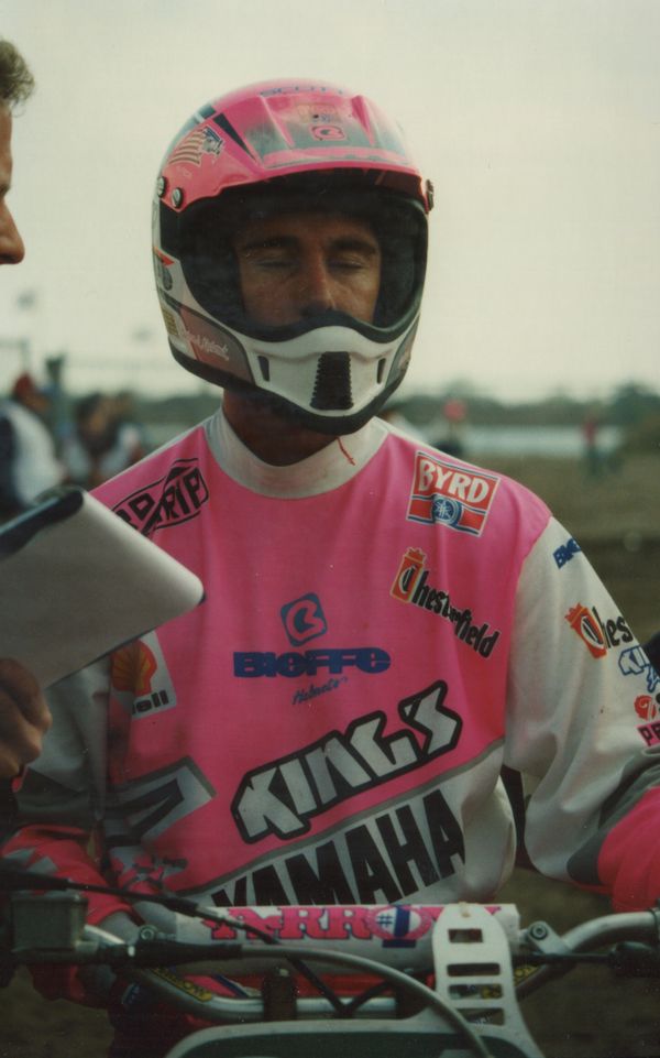 Hollanti Mill 1991 GP-250 Micky Dymond USA ei toivottua tulosta